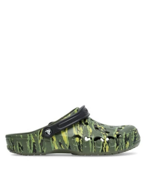 Crocs Klapki BAYA SEASONAL PRINTED CLOG 206230-9CX Zielony