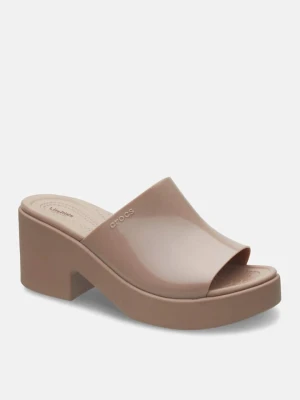 Zdjęcie produktu Crocs Klapki "Brooklyn Slide High" w kolorze jasnobrązowym rozmiar: 37/38