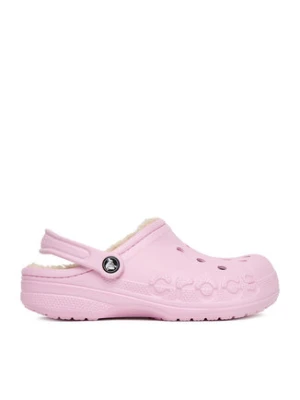 Crocs Klapki C-BAYA LINED CLOG 205969-6GD Różowy