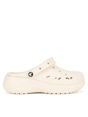 Crocs Klapki C-BAYA PLATFORM CLOG 208186-11S W Beżowy
