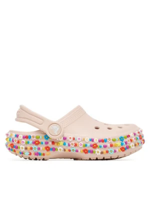 Crocs Klapki Classic Beaded Band Clog 211627 Beżowy