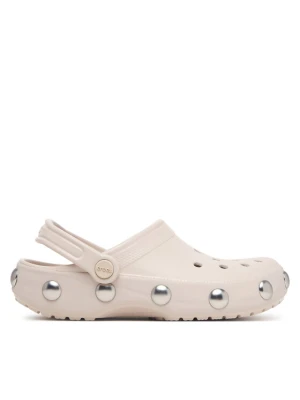 Crocs Klapki Classic Big Studded Clog 214236 Kremowy