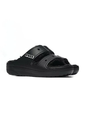 Crocs Klapki "Classic Cozzzy" w kolorze czarnym rozmiar: 42/43