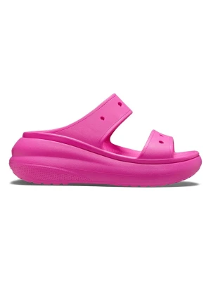 Crocs Klapki "Classic Crush" w kolorze różowym rozmiar: 42/43
