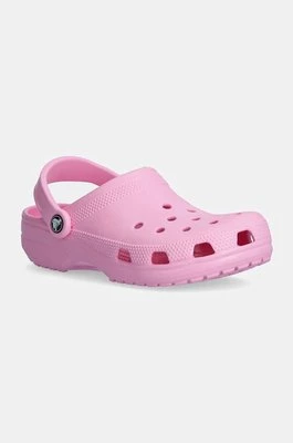 Crocs klapki Classic damskie kolor różowy 10001