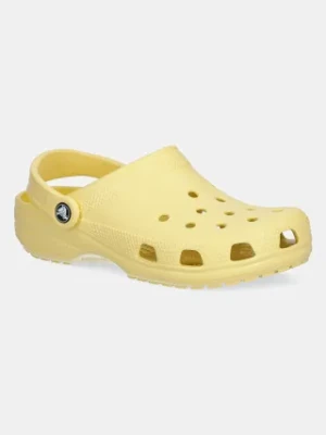Crocs klapki Classic damskie kolor żółty 10001.0R