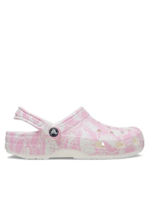 Crocs Klapki Classic Duke Print Clog 210003 Różowy