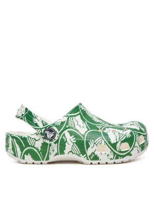 Crocs Klapki Classic Duke Print Clog K 210007 Zielony