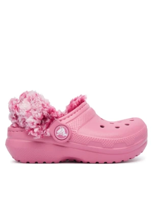 Crocs Klapki Classic Fleece Lined Clog T 212857 Różowy