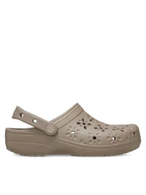 Crocs Klapki Classic Floral Cut Out Clog 210927 Brązowy