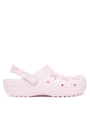 Crocs Klapki Classic Floral Cut Out Clog 210927 Różowy