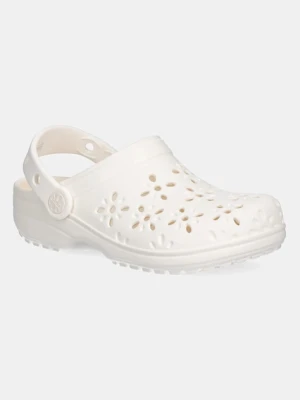 Crocs klapki CLASSIC FLORAL CUT OUT CLOG KIDS