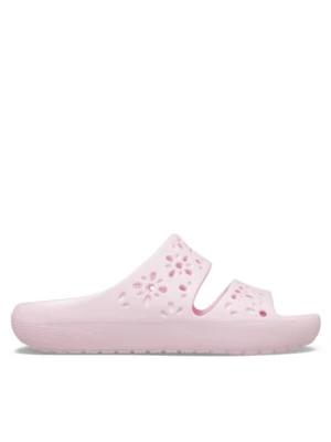 Crocs Klapki Classic Floral Cutout Sandal 210966 Różowy