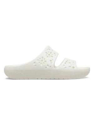 Crocs Klapki "Classic Floral" w kolorze białym rozmiar: 39/40