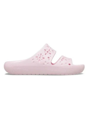 Crocs Klapki "Classic Floral" w kolorze jasnoróżowym rozmiar: 37/38