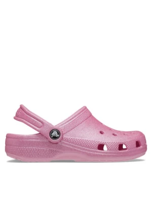 Crocs Klapki Classic Glitter Clog K 206993 Różowy