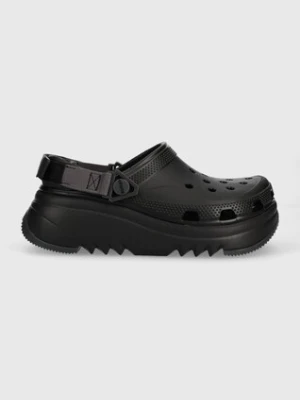 Crocs klapki Classic Hiker Xscape Clog damskie kolor czarny na platformie 208365