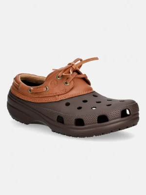 Crocs klapki Classic Islander brązowy