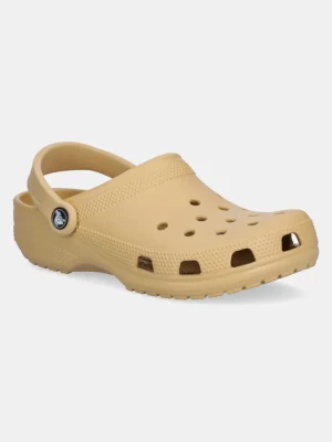 Crocs klapki Classic kolor beżowy 10001