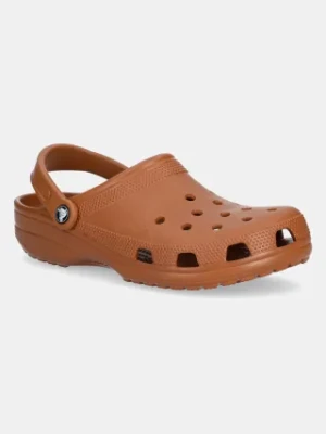 Crocs klapki Classic kolor brązowy 10001.0N
