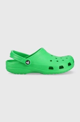 Crocs klapki Classic kolor zielony 10001