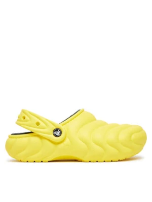 Crocs Klapki Classic Lined Overpuff Clog 210059 Żółty