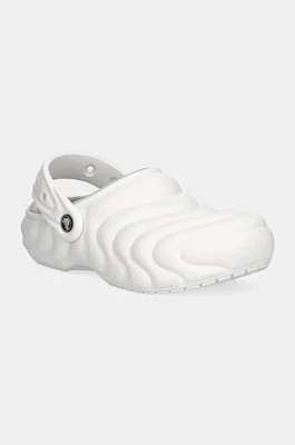 Crocs kapcie Classic Lined Overpuff Clog damskie kolor biały 210059