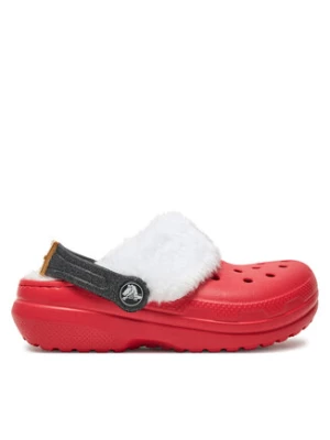 Crocs Klapki Classic Lined Santa Clog K 210931 Czerwony