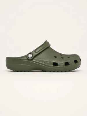 Crocs klapki Classic męskie kolor zielony 10001