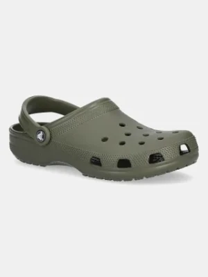 Crocs klapki Classic męskie kolor zielony 10001