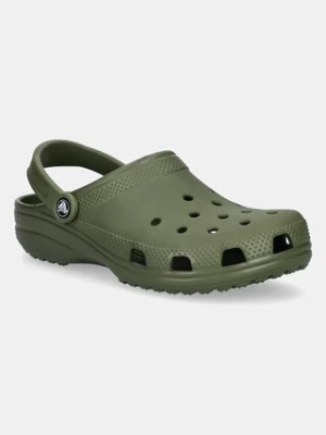 Crocs klapki Classic męskie kolor zielony 10001