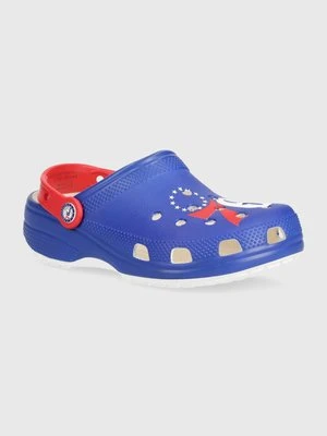 Crocs klapki Classic NBA Philadelphia 76Ers Clog damskie kolor niebieski 208901