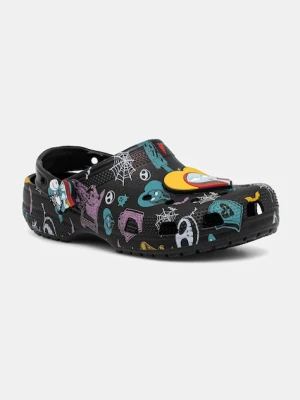 Crocs klapki Classic Nightmare Multi Clog kolor czarny 211419