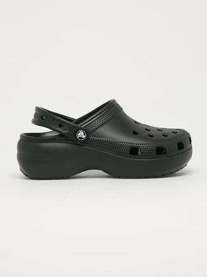 Crocs klapki Classic Platform Clog damskie kolor czarny 207989