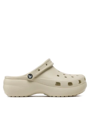 Crocs Klapki Classic Platform Clog W 206750 Beżowy
