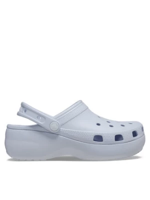 Crocs Klapki Classic Platform Clog W 206750 Niebieski