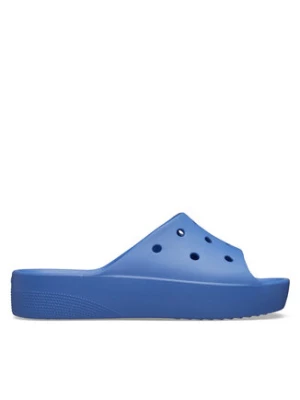 Crocs Klapki Classic Platform Slide 208180 Niebieski