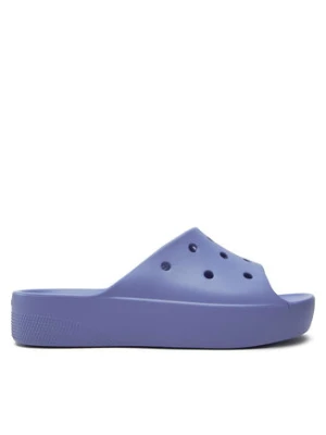 Crocs Klapki Classic Platform Slide 208180 Niebieski