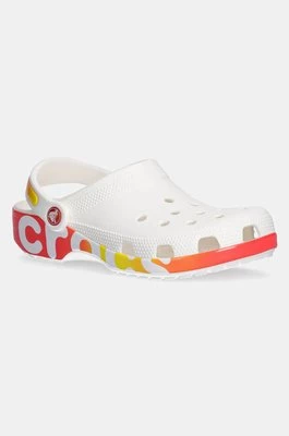 Crocs klapki Classic Reflector Clog damskie kolor biały 210732