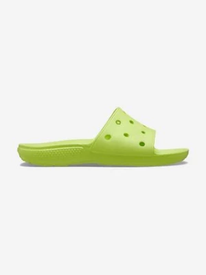 Crocs klapki Classic Slide damskie kolor zielony 206121.LIMEADE-LIME