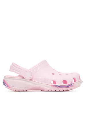 Crocs Klapki Classic Star Sparkle Shaker Clog 211620 Różowy