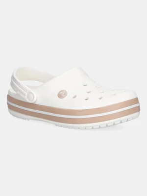 Crocs klapki Crocband damskie kolor biały 11016