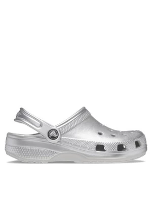 Crocs Klapki Crocs Classic Metallic Clog T 209198 Srebrny