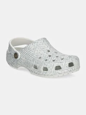 Crocs klapki Crocsclassic Tweed Clog damskie kolor szary 210403