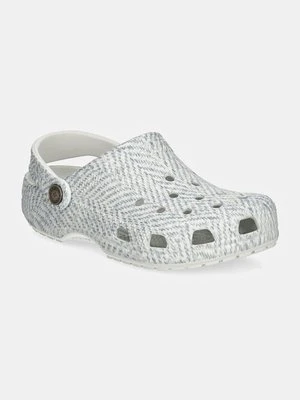 Crocs klapki Crocsclassic Tweed Clog damskie kolor szary 210403