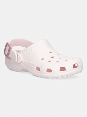 Crocs klapki damskie Classic Buckle Clog różowy
