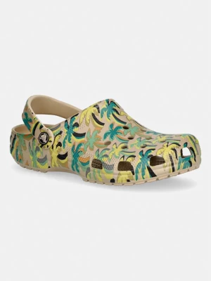 Crocs klapki damskie Classic Retro Summer Clog beżowy