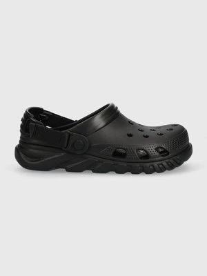 Crocs klapki Duet Max II Clog damskie kolor czarny na platformie 208776