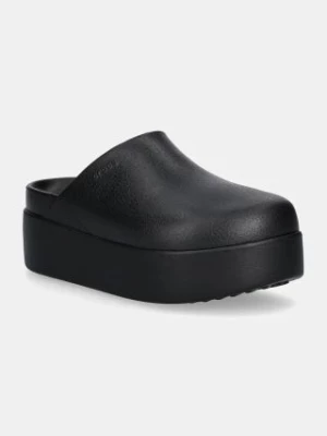 Crocs klapki Dylan Platform Clog damskie kolor czarny na platformie 209869