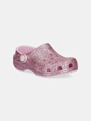 Crocs klapki dziecięce CLASSIC CHUNKY GLITTER CLOG T